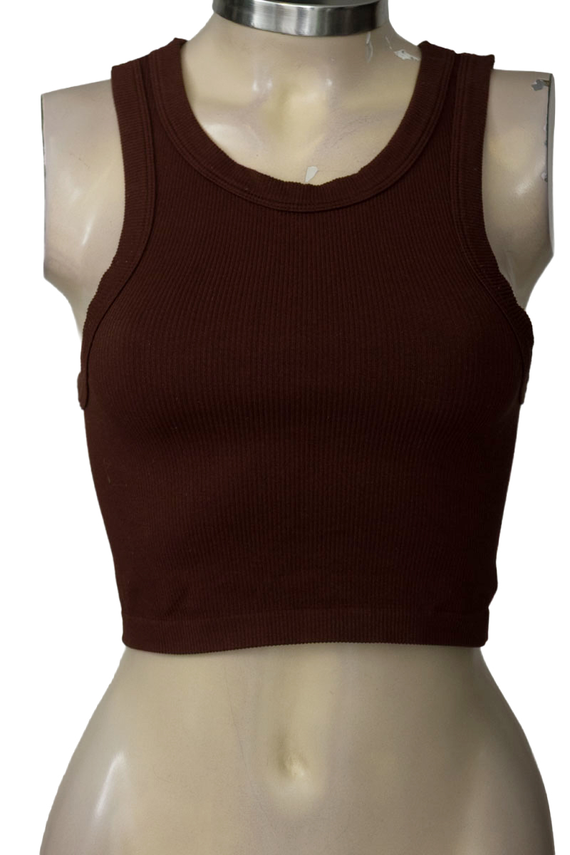 Top / Camiseta color Café - Divided by H&M