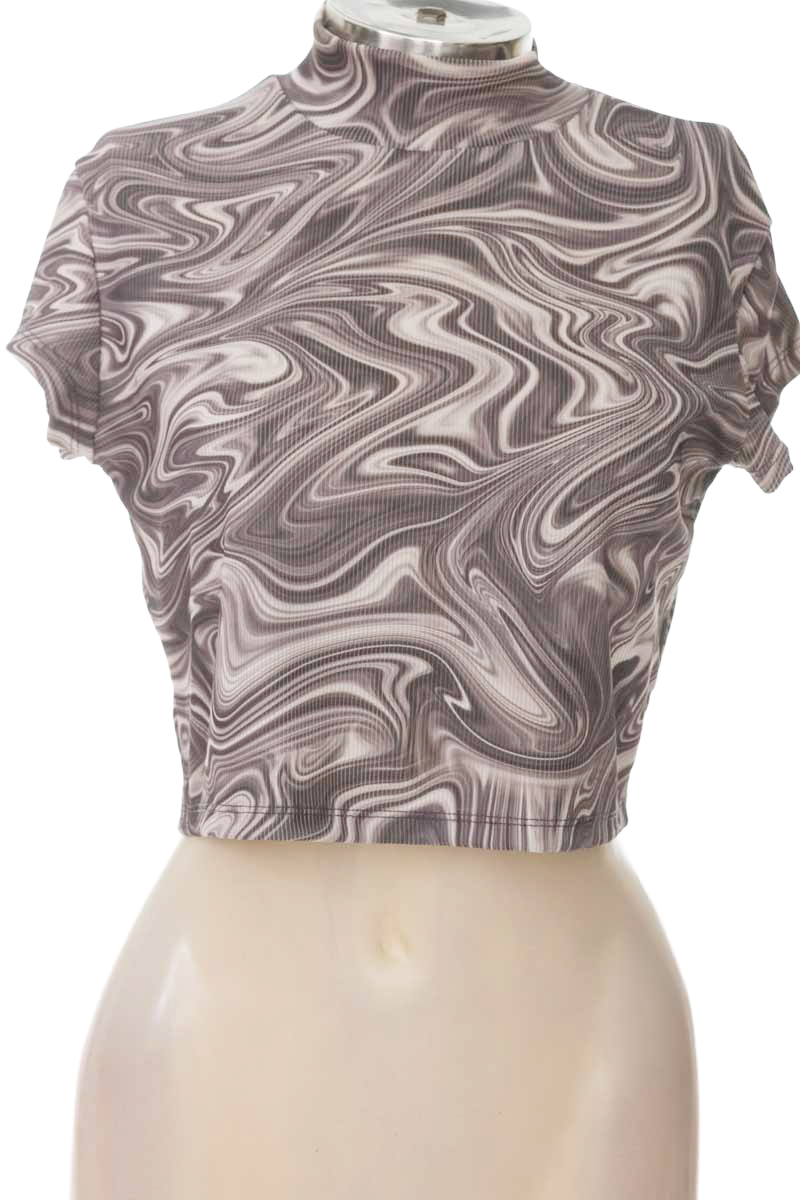 Top / Camiseta color Gris - Bershka