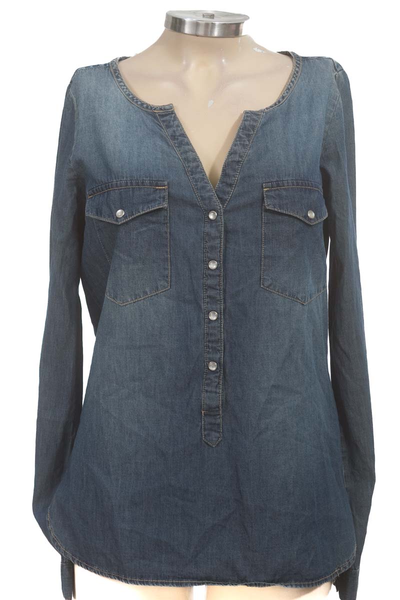 Blusa color Azul - Jacqueline de Yong