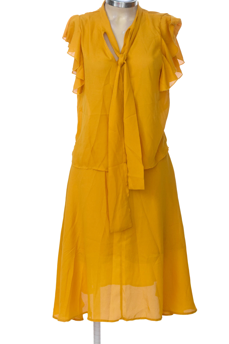 Vestido / Enterizo color Mostaza - Shein