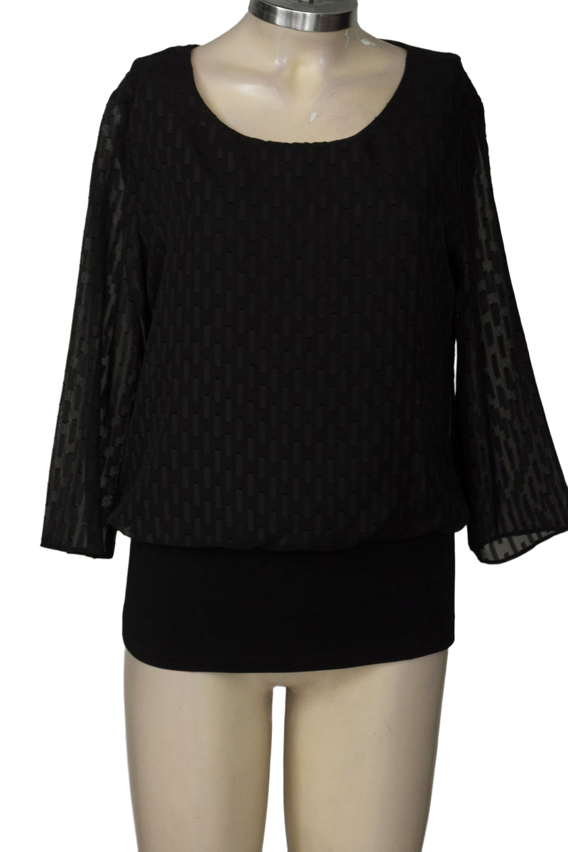 Blusa color Negro - Ann Taylor