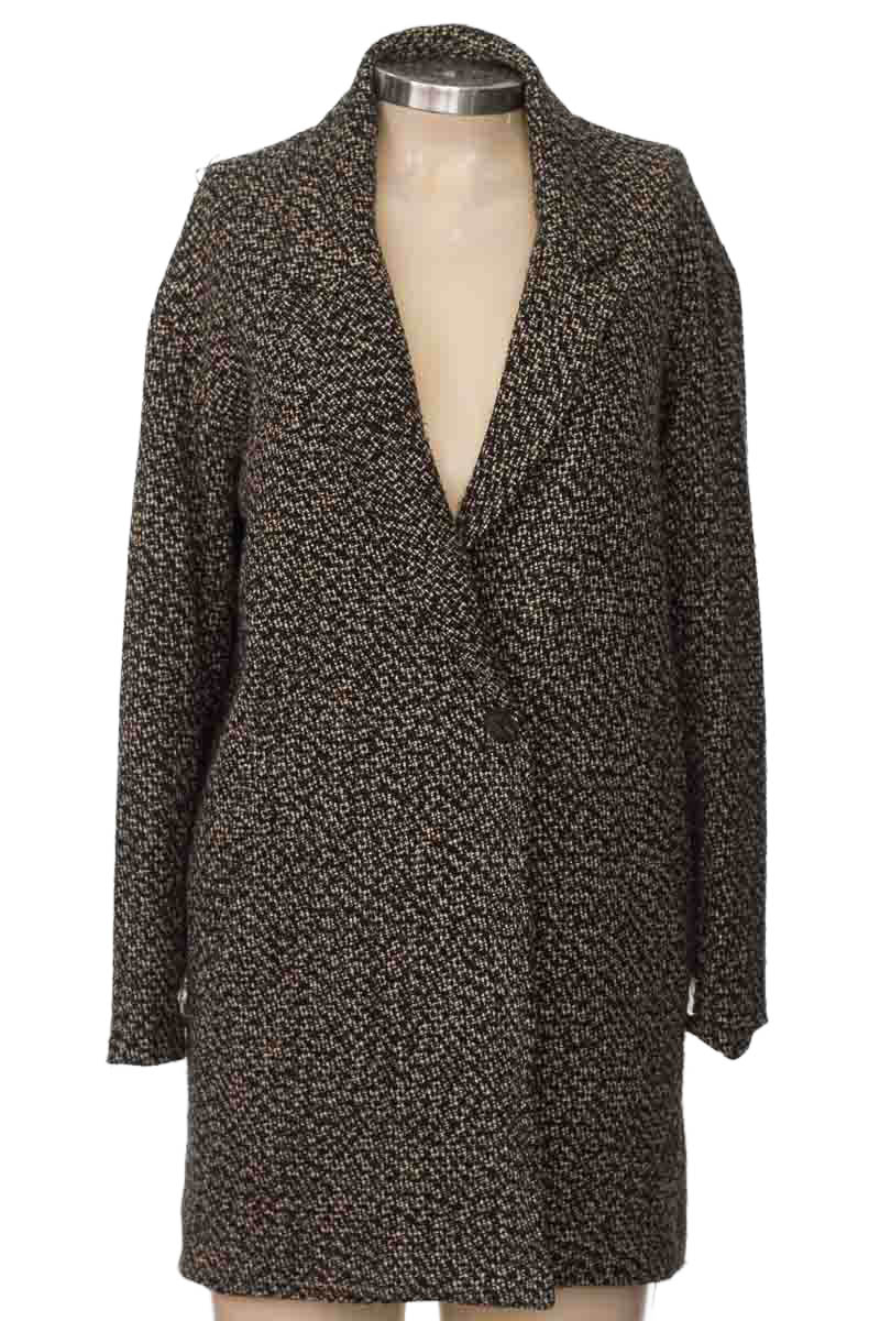 Chaqueta / Abrigo color Negro - Pull & Bear