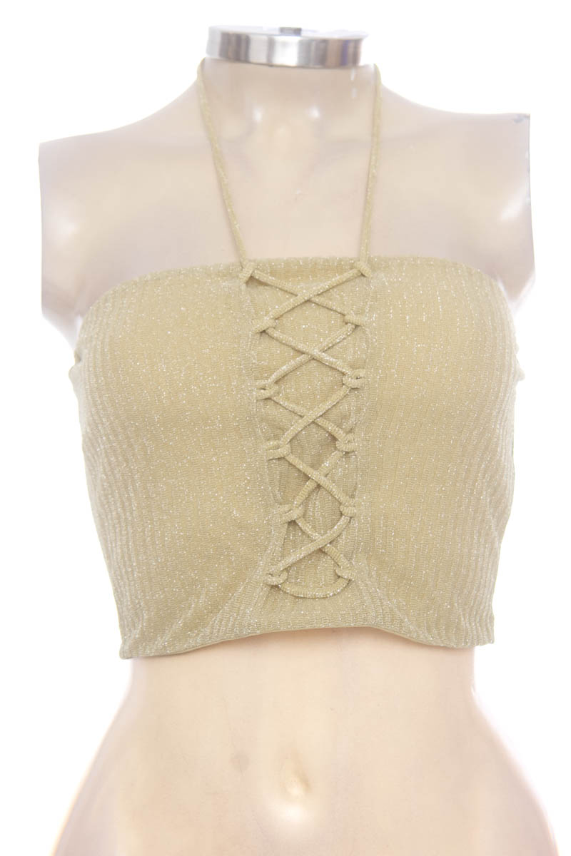 Top / Camiseta color Dorado - Divided by H&M
