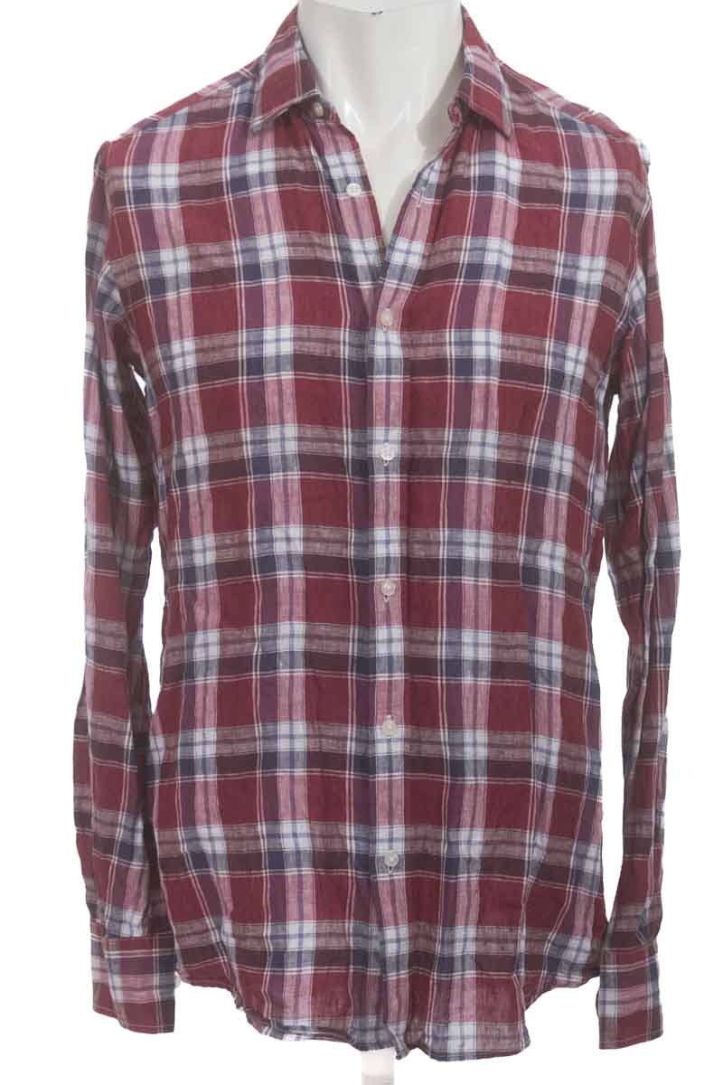 Camisa color Vinotinto - Massimo Dutti