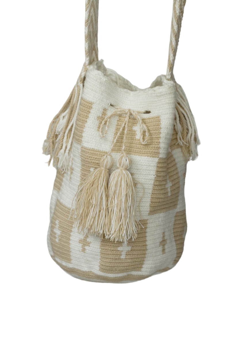 Cartera / Bolso / Monedero color Beige - Closeando