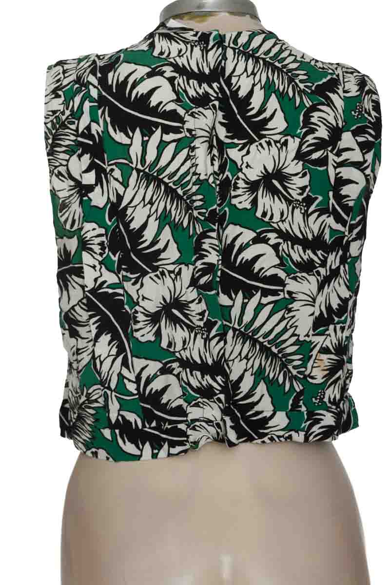 Blusa color Verde - Zara