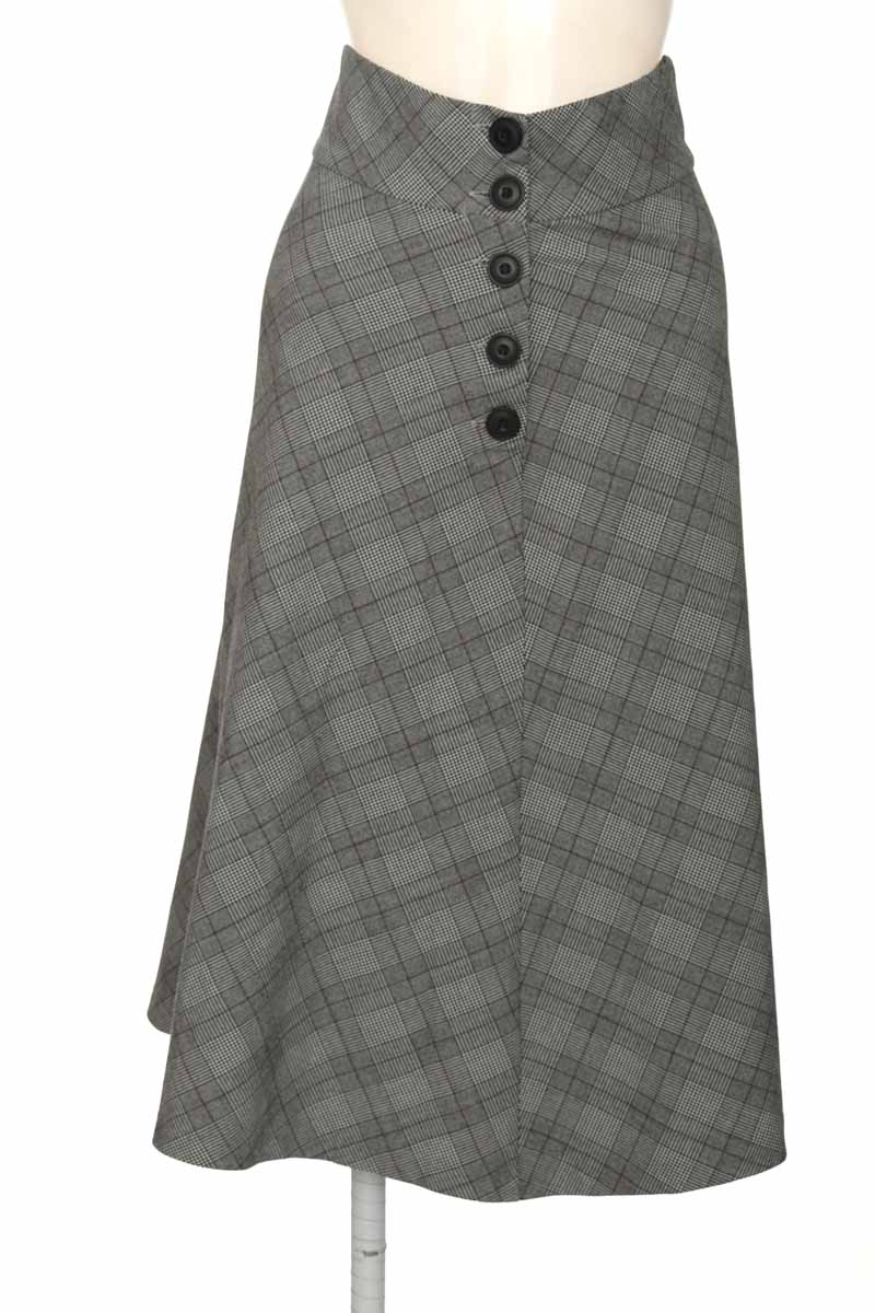 Falda color Gris - Zara