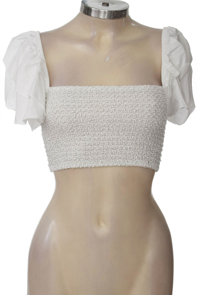 Top / Camiseta color Blanco - Zara