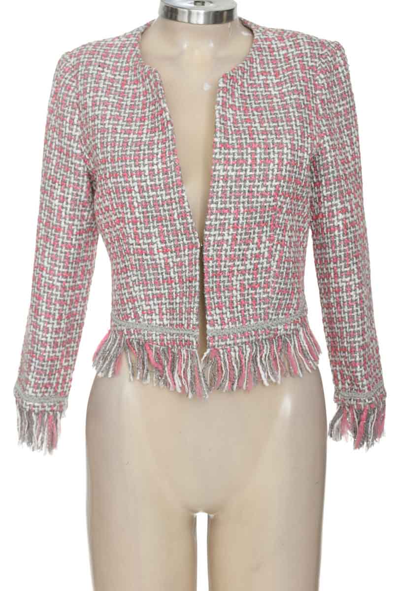 Chaqueta / Abrigo color Rosado - Diseños Aguilera