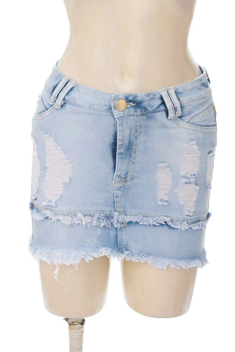 Falda color Azul - Closeando