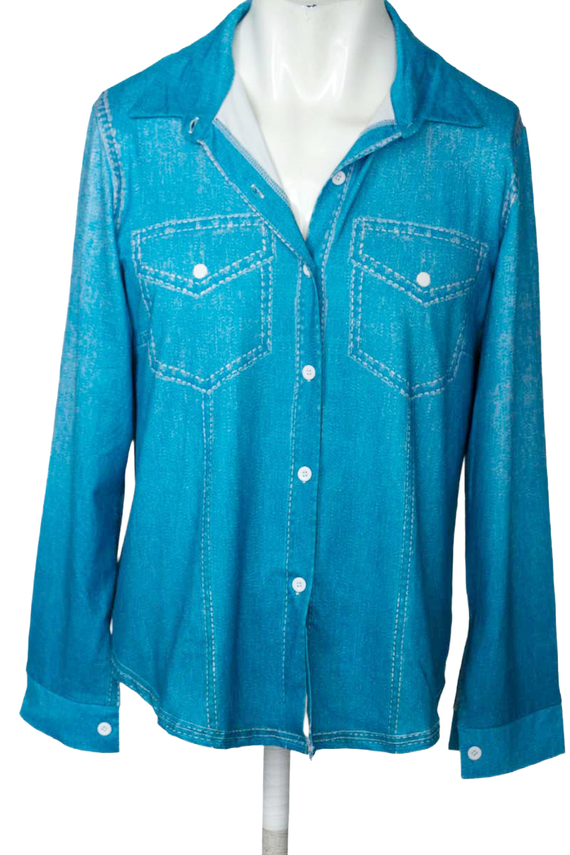 Camisa color Azul - Closeando