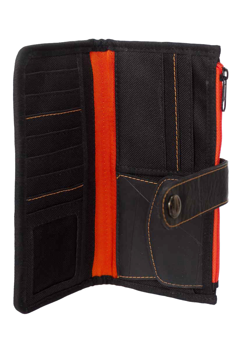 Cartera / Bolso / Monedero color Negro - Made In Barrio