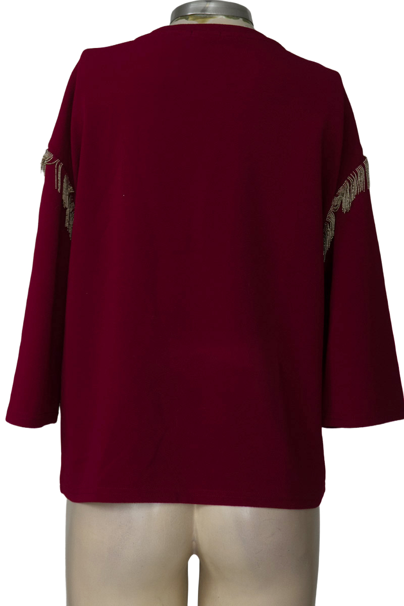 Blusa color Vinotinto - Stradivarius