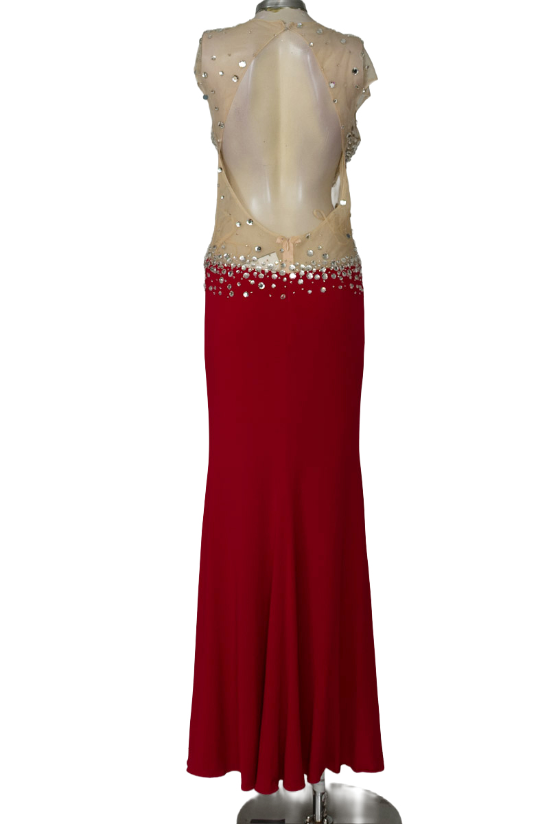 Vestido / Enterizo color Vinotinto - Jovani