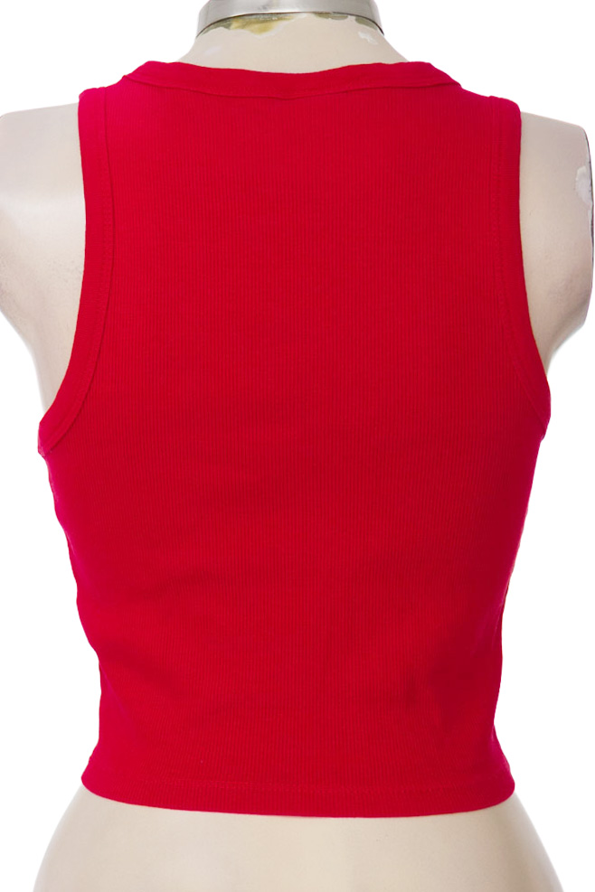 Top / Camiseta color Rojo - Bershka