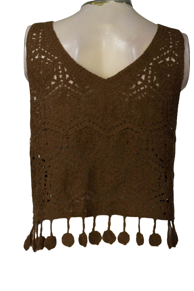 Top / Camiseta color Café - Closeando