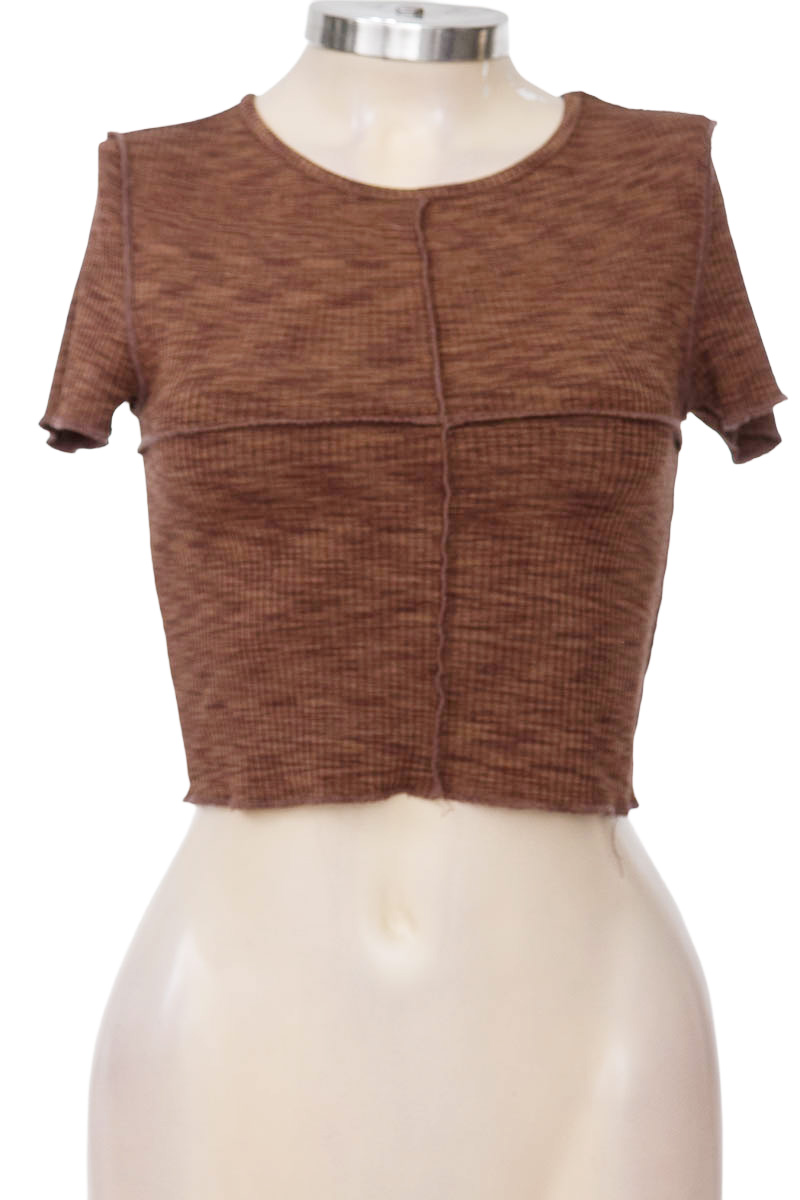 Top / Camiseta color Café - Divided by H&M