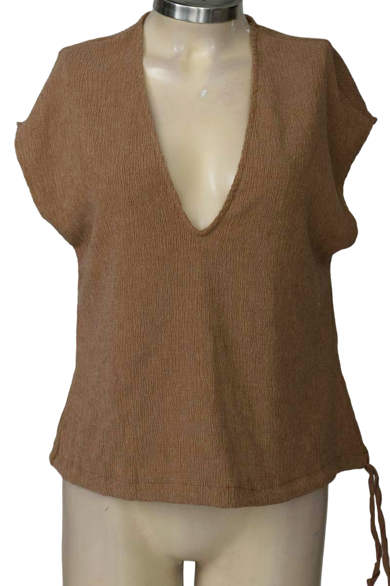 Blusa color Café - Zara
