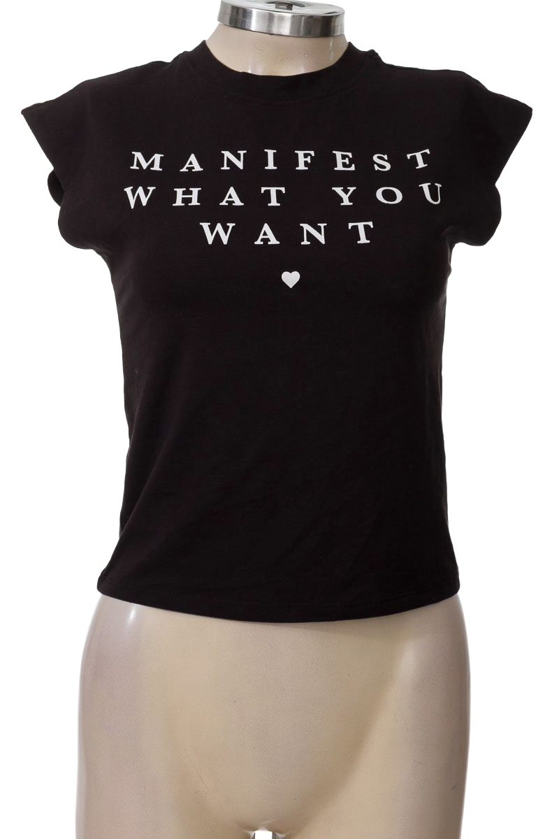 Top / Camiseta color Negro - Sybilla