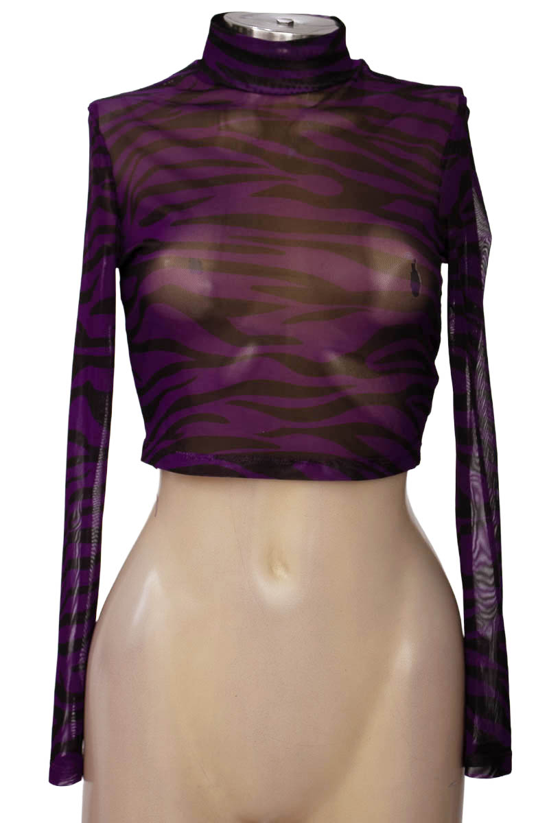 Top / Camiseta color Morado - Shein