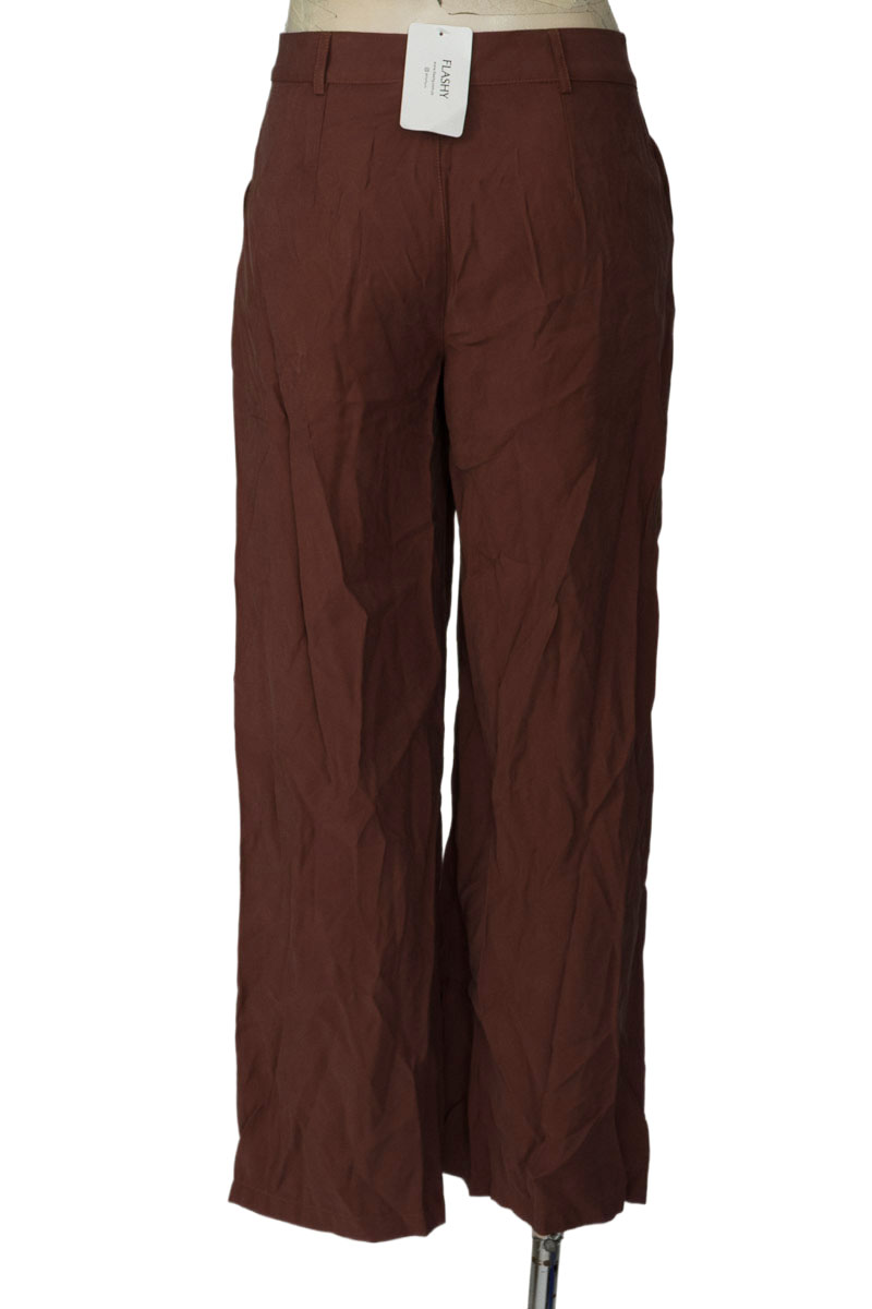 Pantalones color Café - Flashy