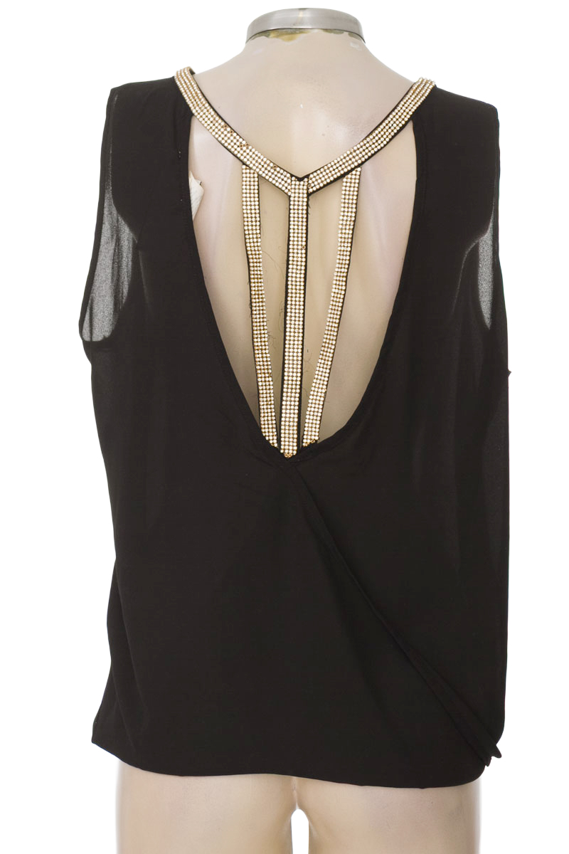 Top / Camiseta color Negro - Chocolate u.s.a