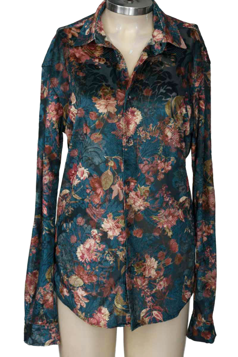 Blusa color Azul - Zara