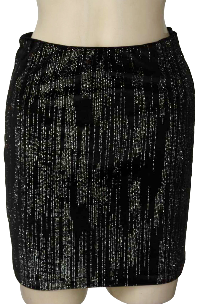 Falda color Negro - Seven Seven