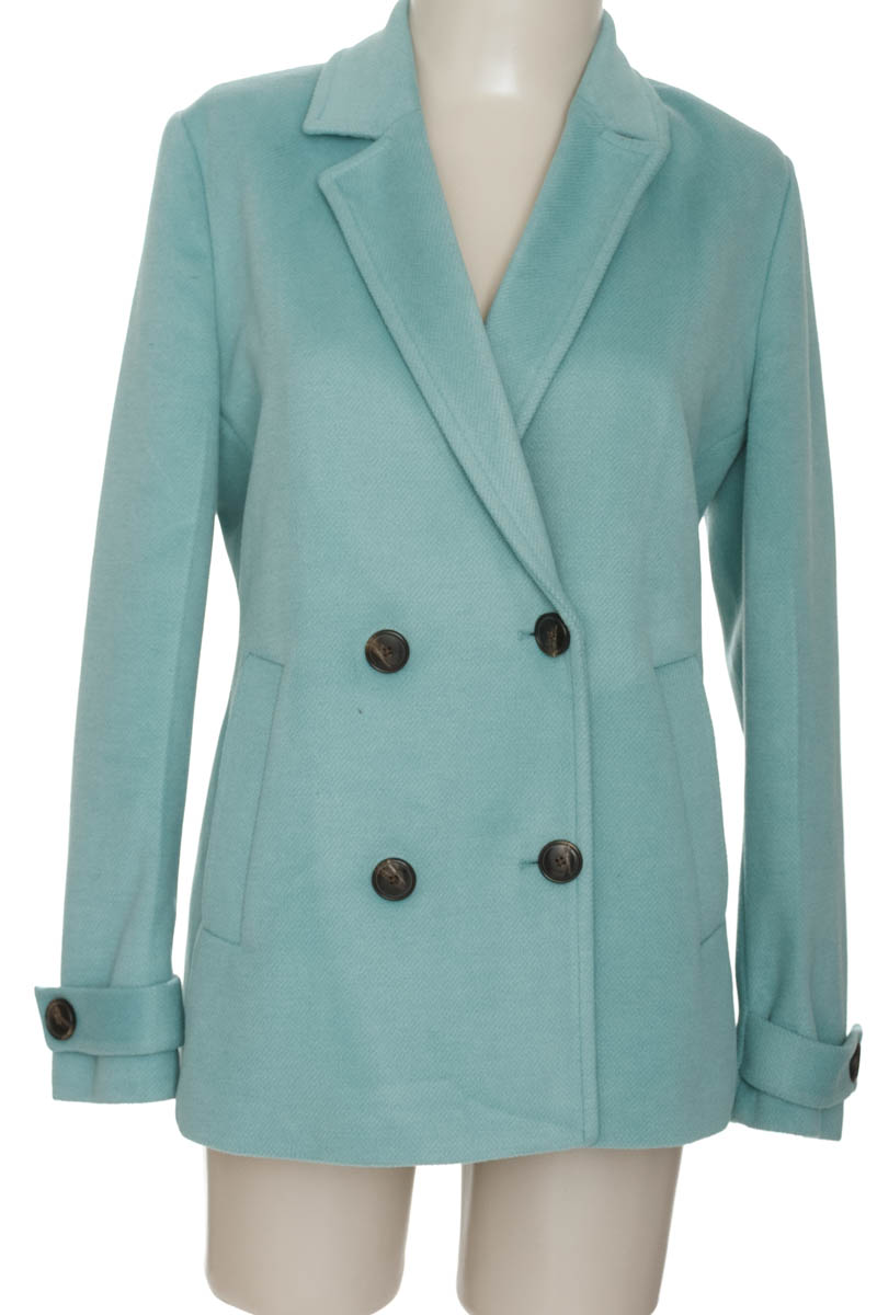 Chaqueta / Abrigo color Aguamarina - Koaj