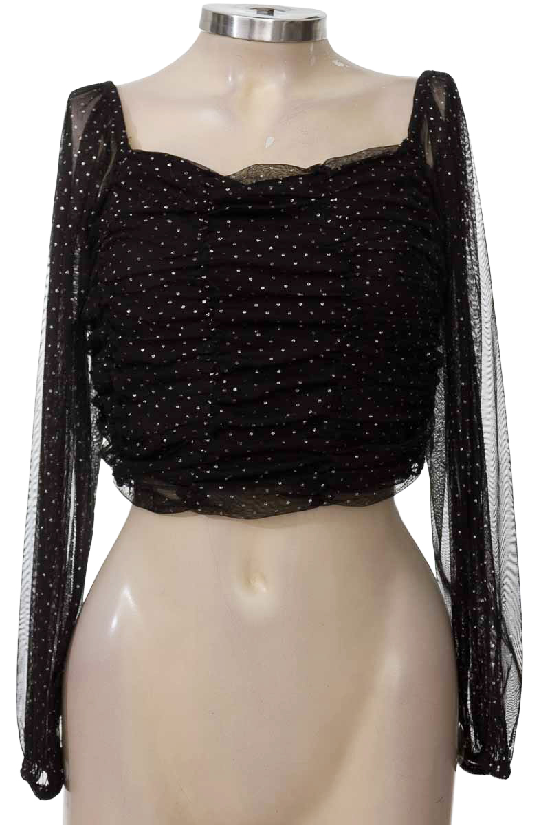 Top / Camiseta color Negro - Bershka