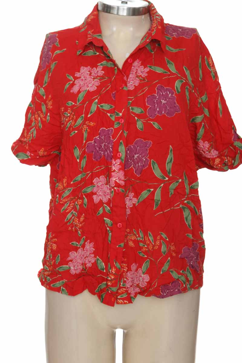 Blusa color Rojo - MANGO