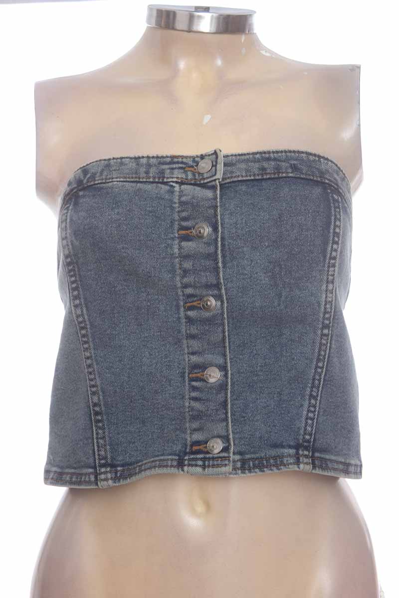 Top / Camiseta color Azul - Divided by H&M