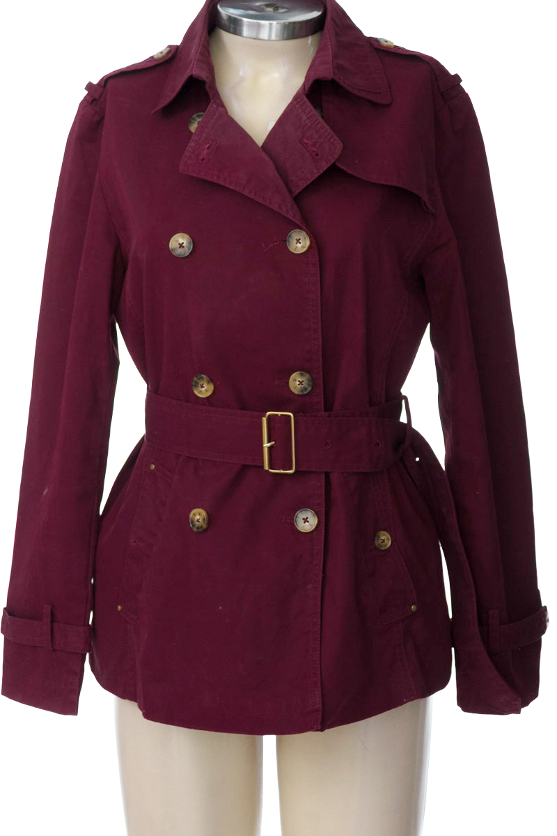 Chaqueta / Abrigo color Vinotinto - Koaj