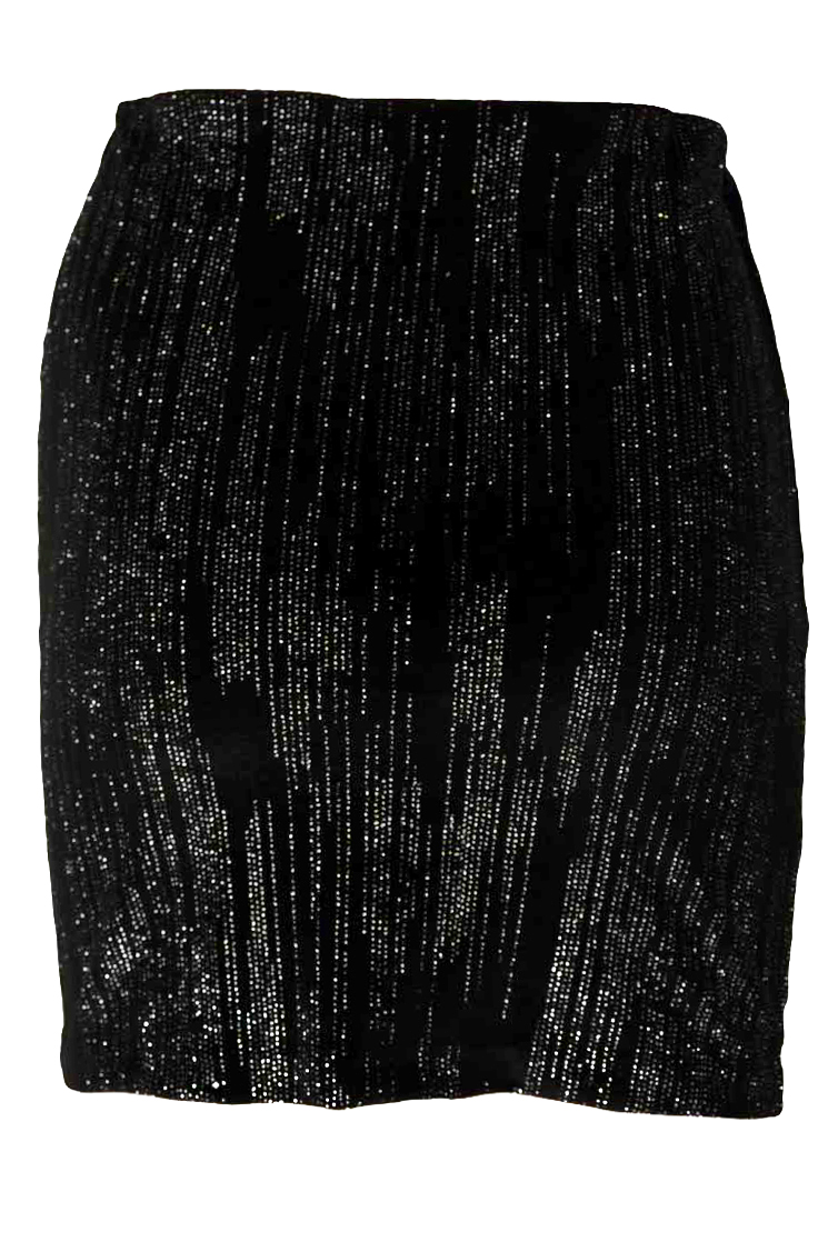 Falda color Negro - Seven Seven