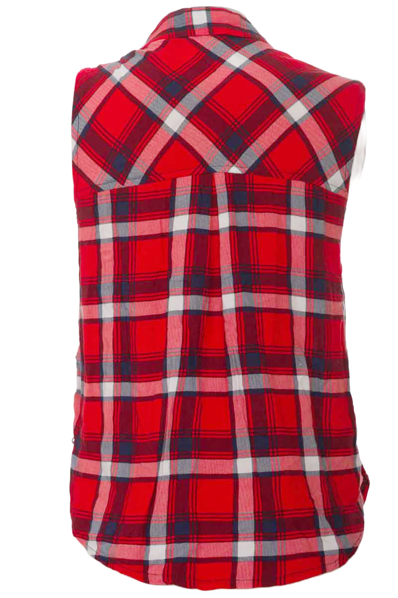 Top / Camiseta color Rojo - Bershka