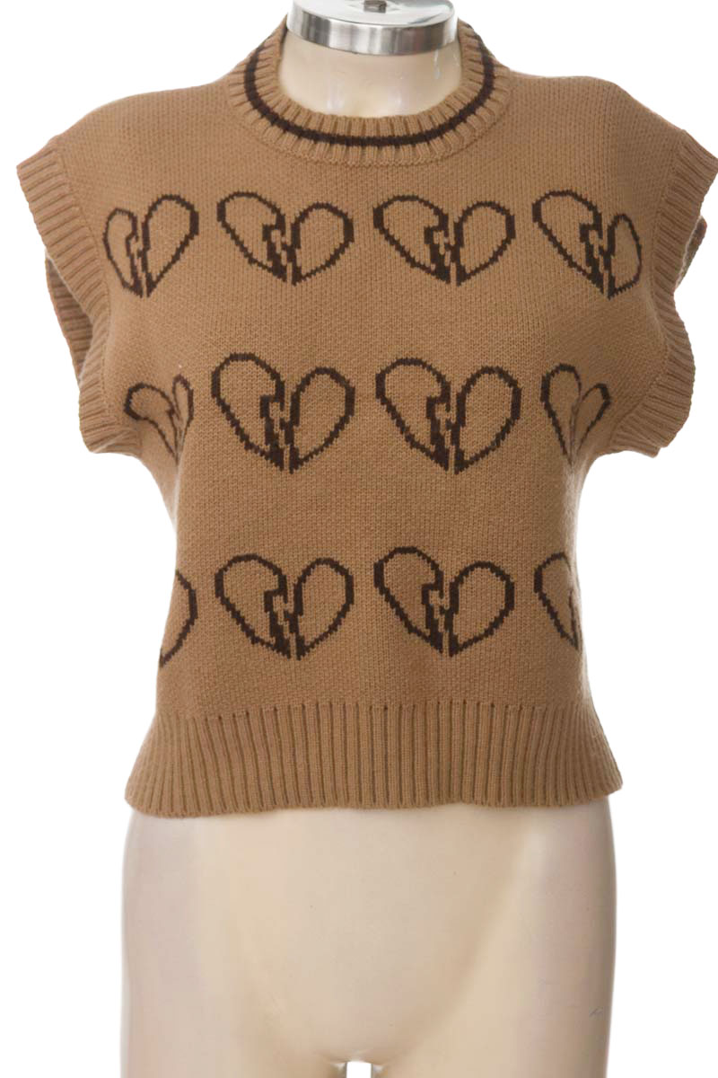 Sweater color Beige - Red Freak