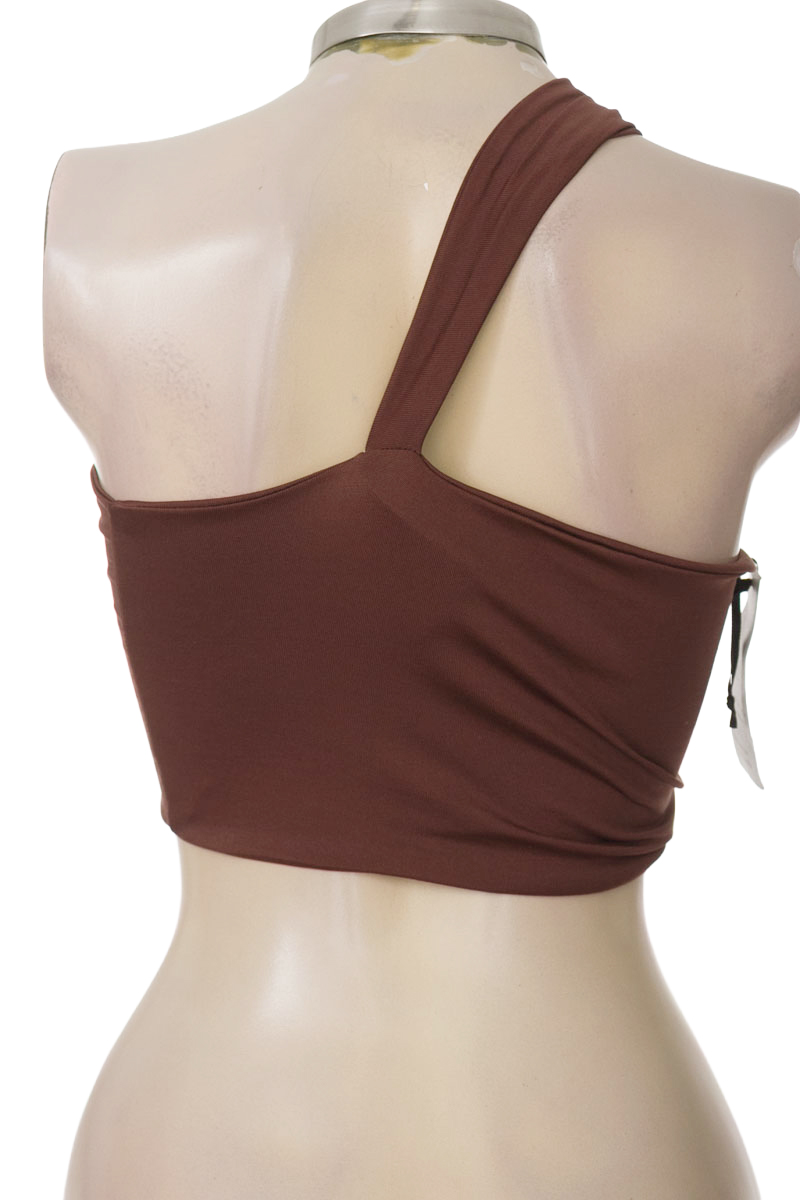 Top / Camiseta color Café - ENTRESUEÑOS