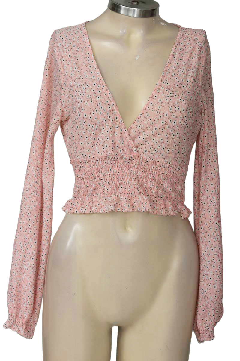Top / Camiseta color Rosado - Bershka