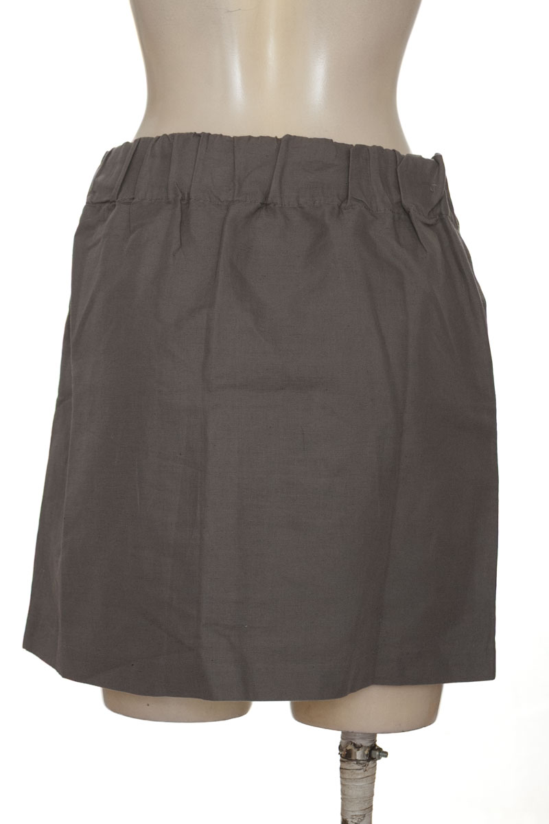 Falda color Gris - Banana Republic