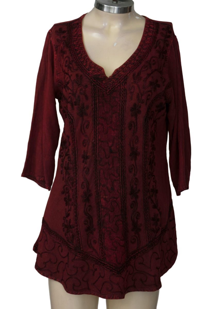 Blusa color Vinotinto - Ludy