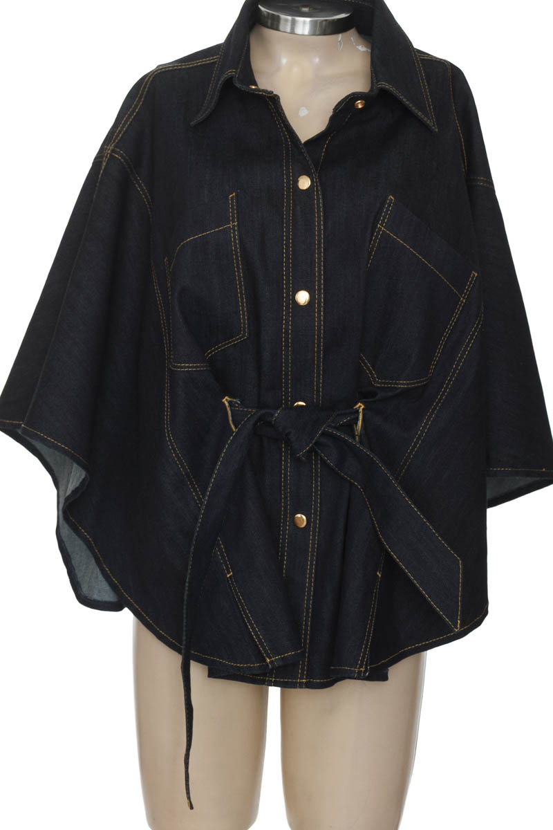Chaqueta / Abrigo color Azul - Sandra Botero