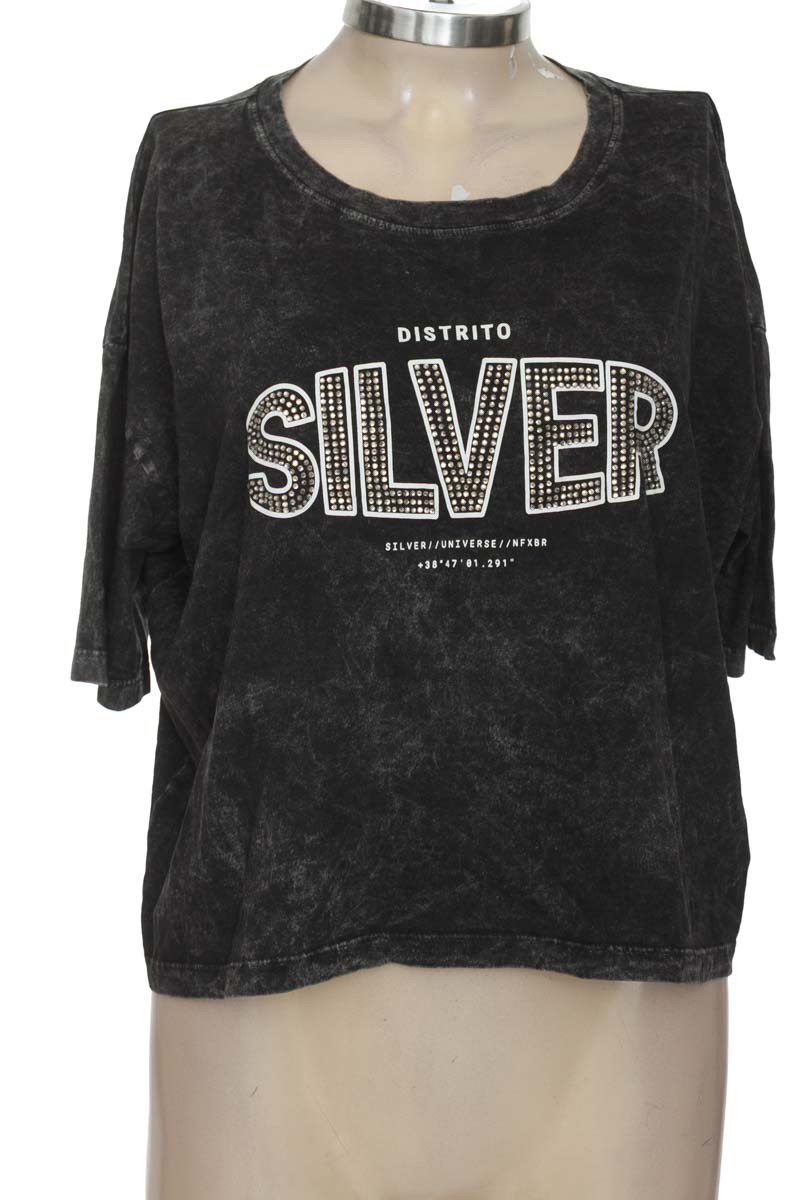 Top / Camiseta color Gris - NAF NAF