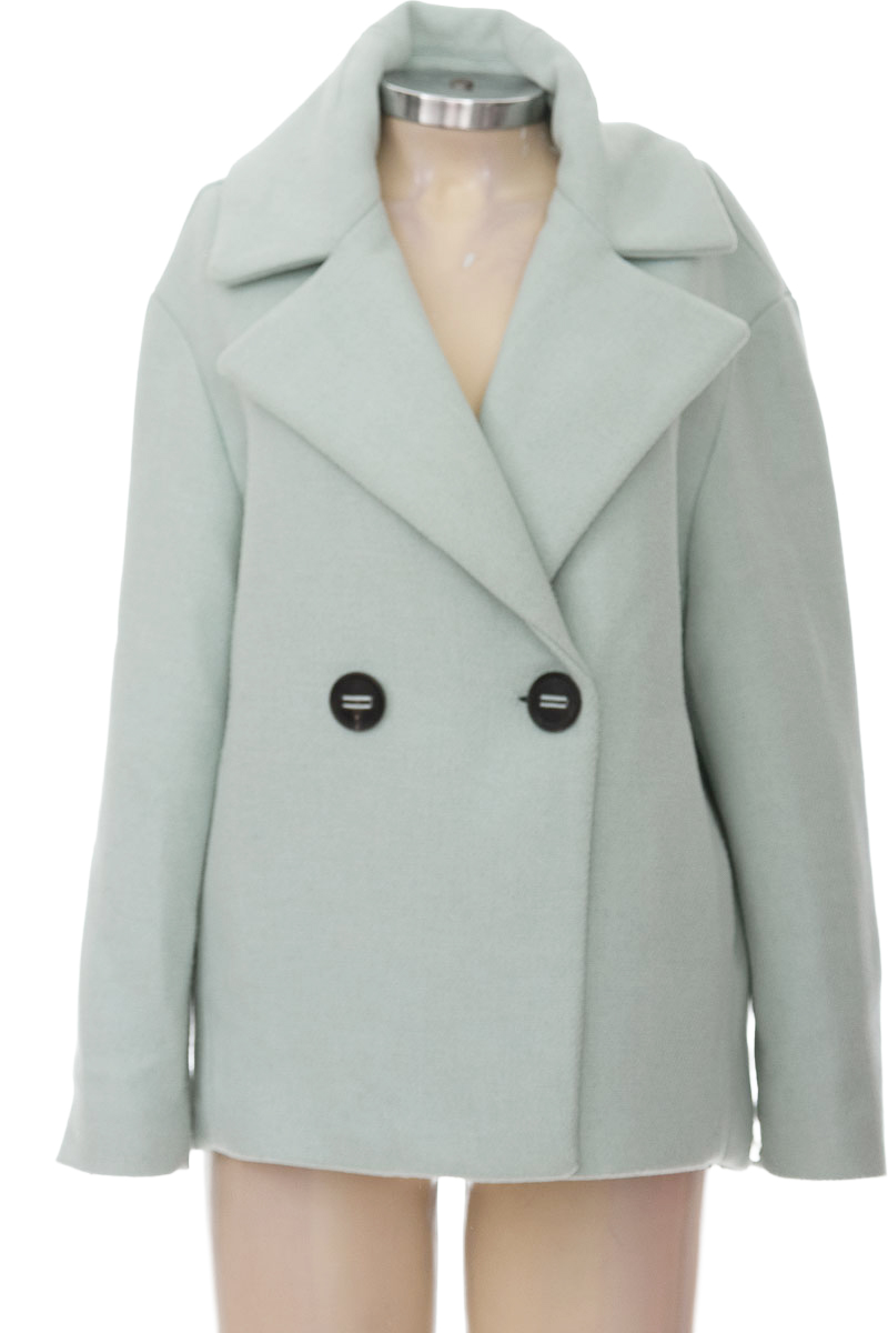 Chaqueta / Abrigo color Aguamarina - MNG