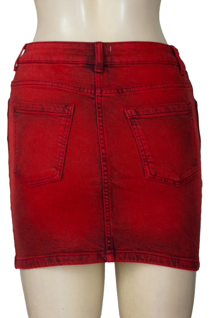 Falda color Rojo - Divided by H&M