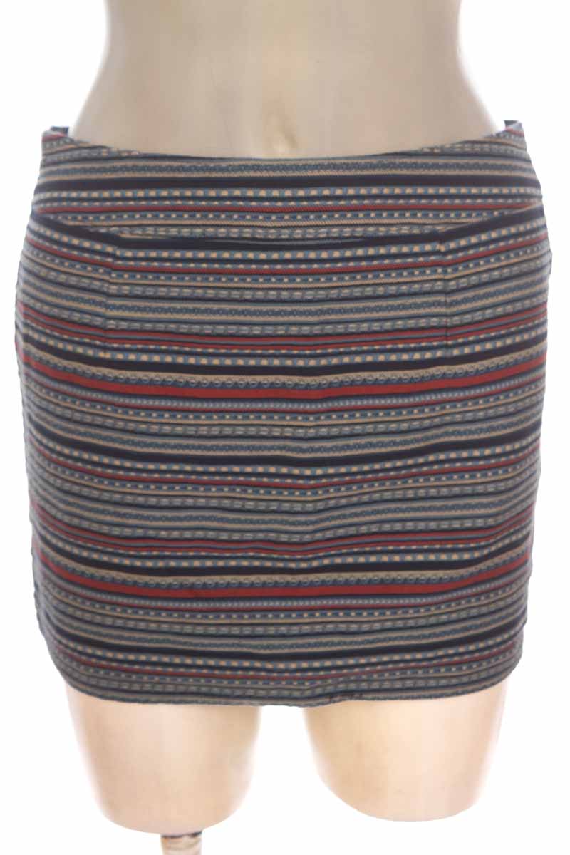 Falda color Azul - Hollister