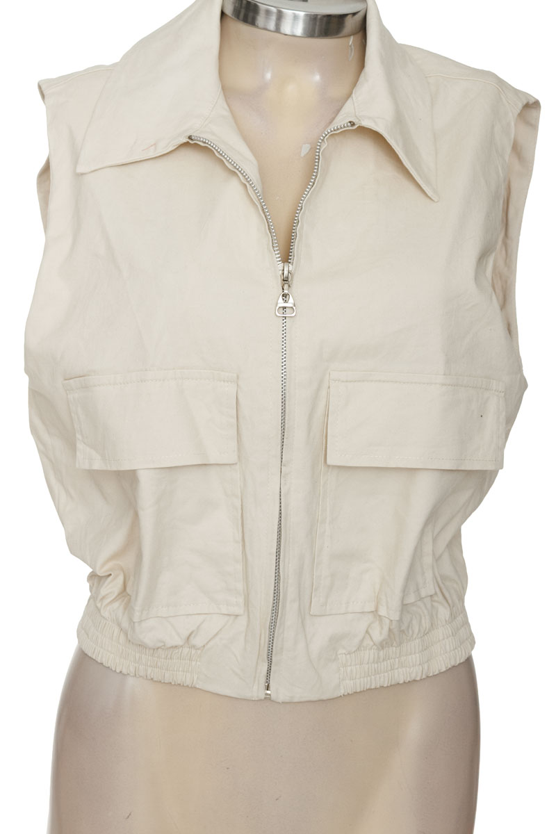 Chaqueta / Abrigo color Beige - NAF NAF