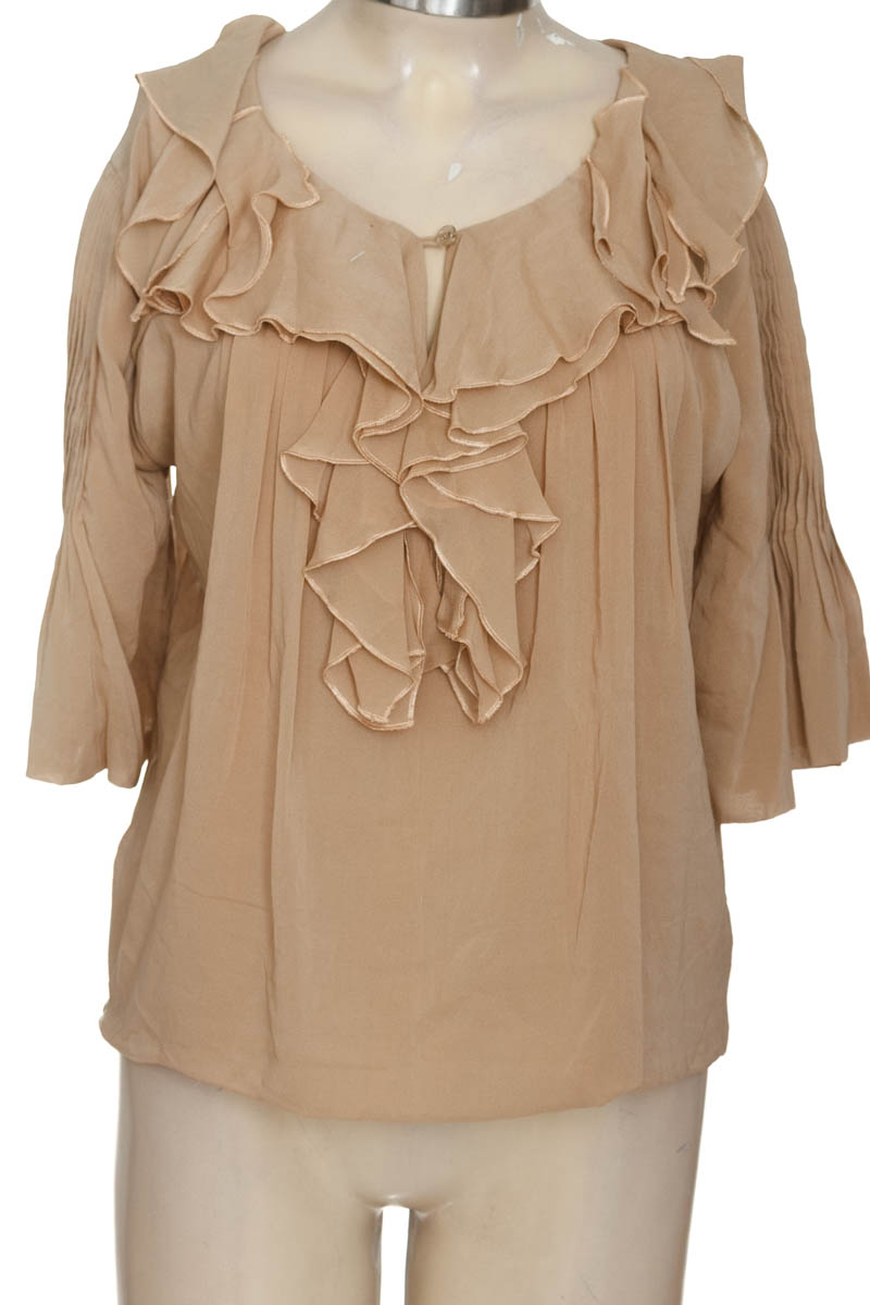Blusa color Beige - Maria Elena Villamil