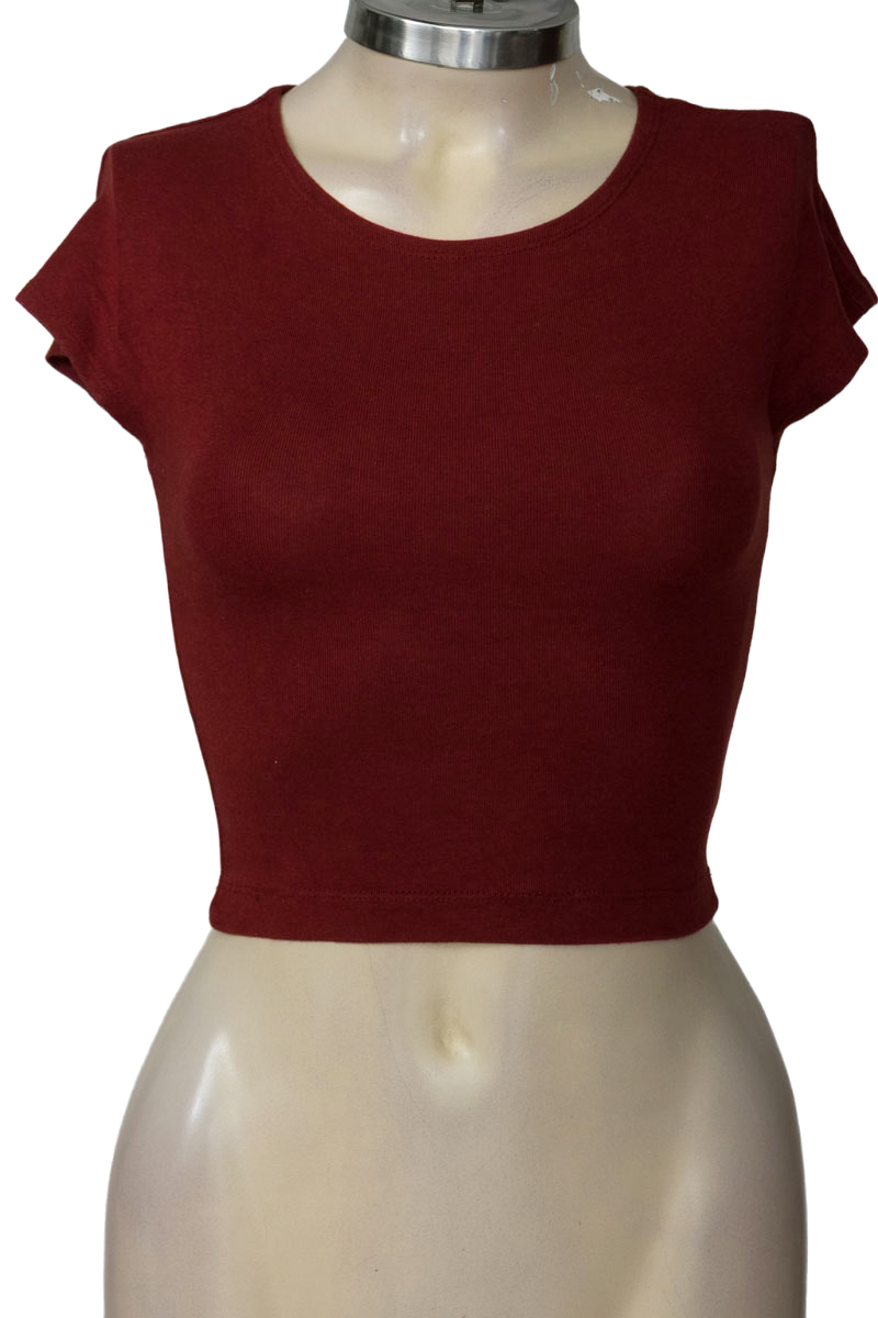 Top / Camiseta color Café - Zara