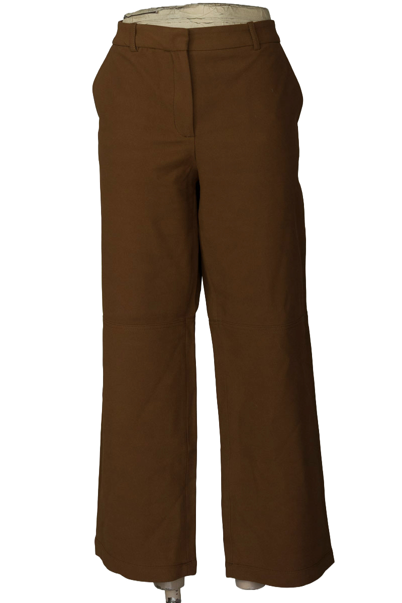 Pantalones color Café - Zara