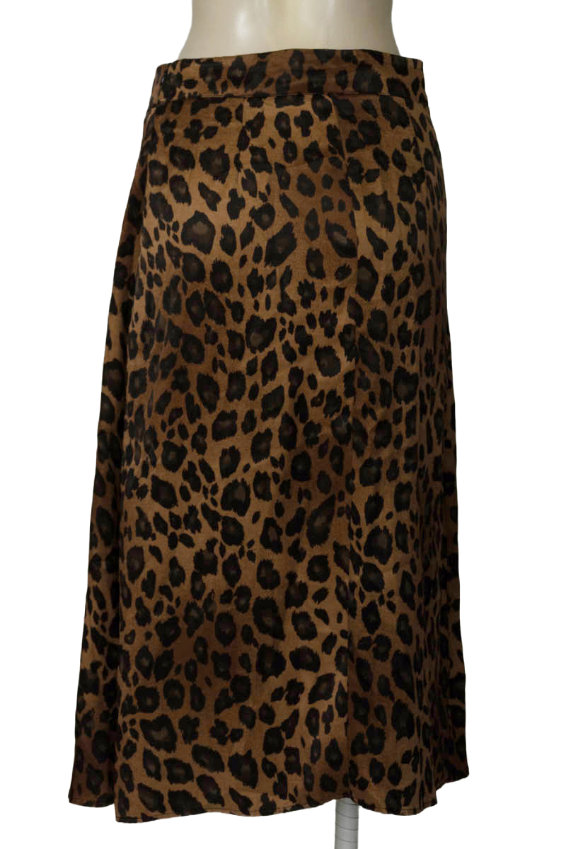 Falda color Café - Zara